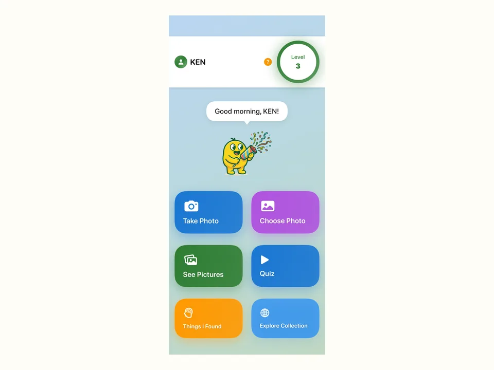 KORENANI English home screen